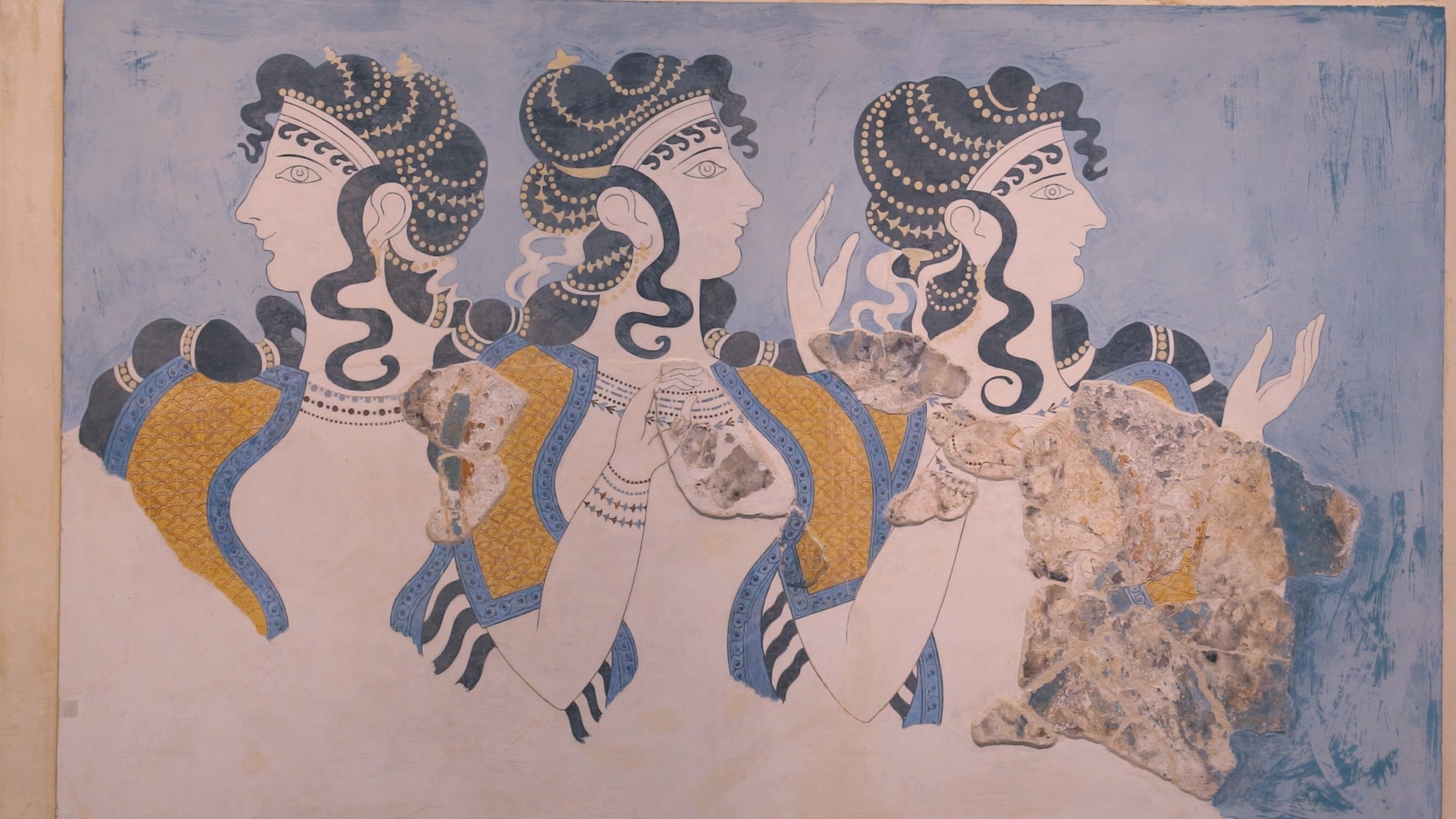 Minoan Wall Paintings You Go Culture   Arxaiologiko 02 