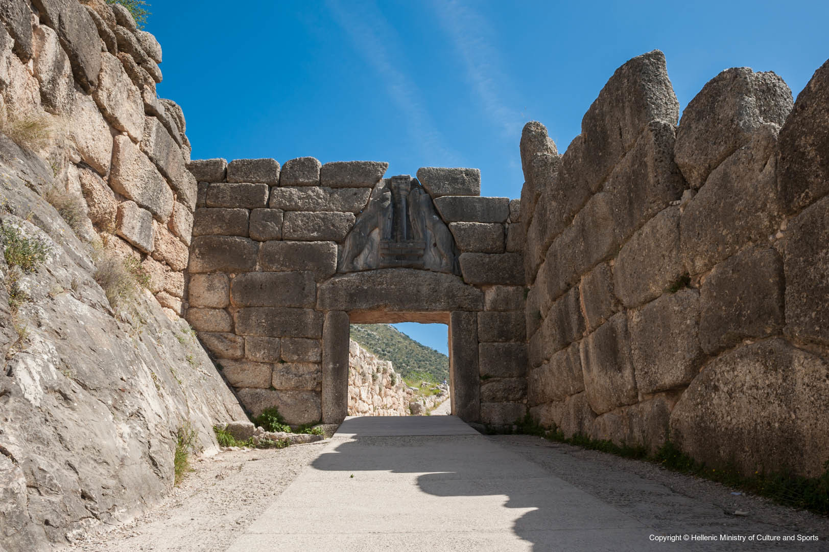 lion gate mycenae reconstruction